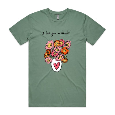 Love You A Bunch Tee by Lonely Kids Club. All clothing from our T-shirts to our shorts and hoodies are ethically made, and printed packed and shipped from Sydney.
