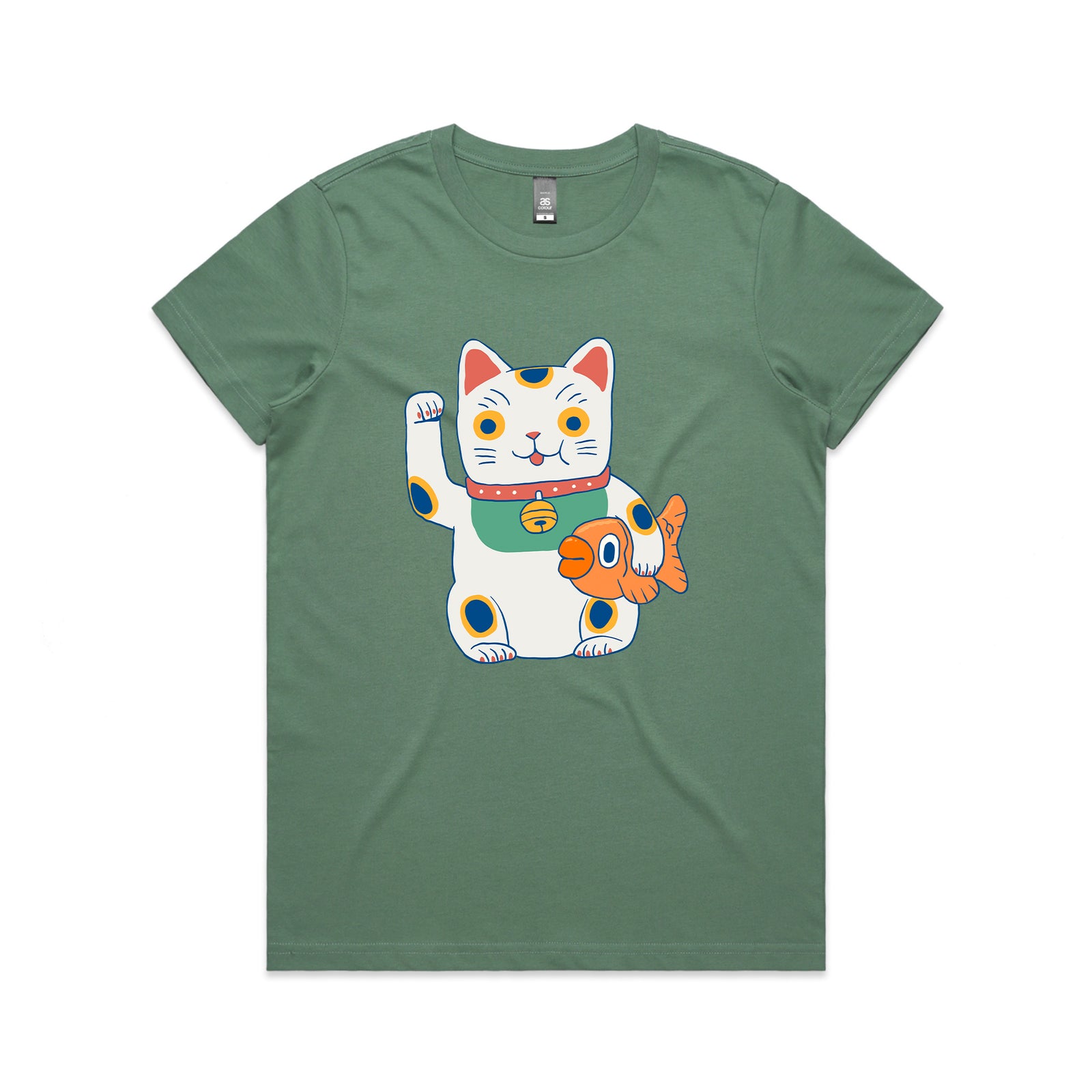 Lucky Cat & Fish Tee