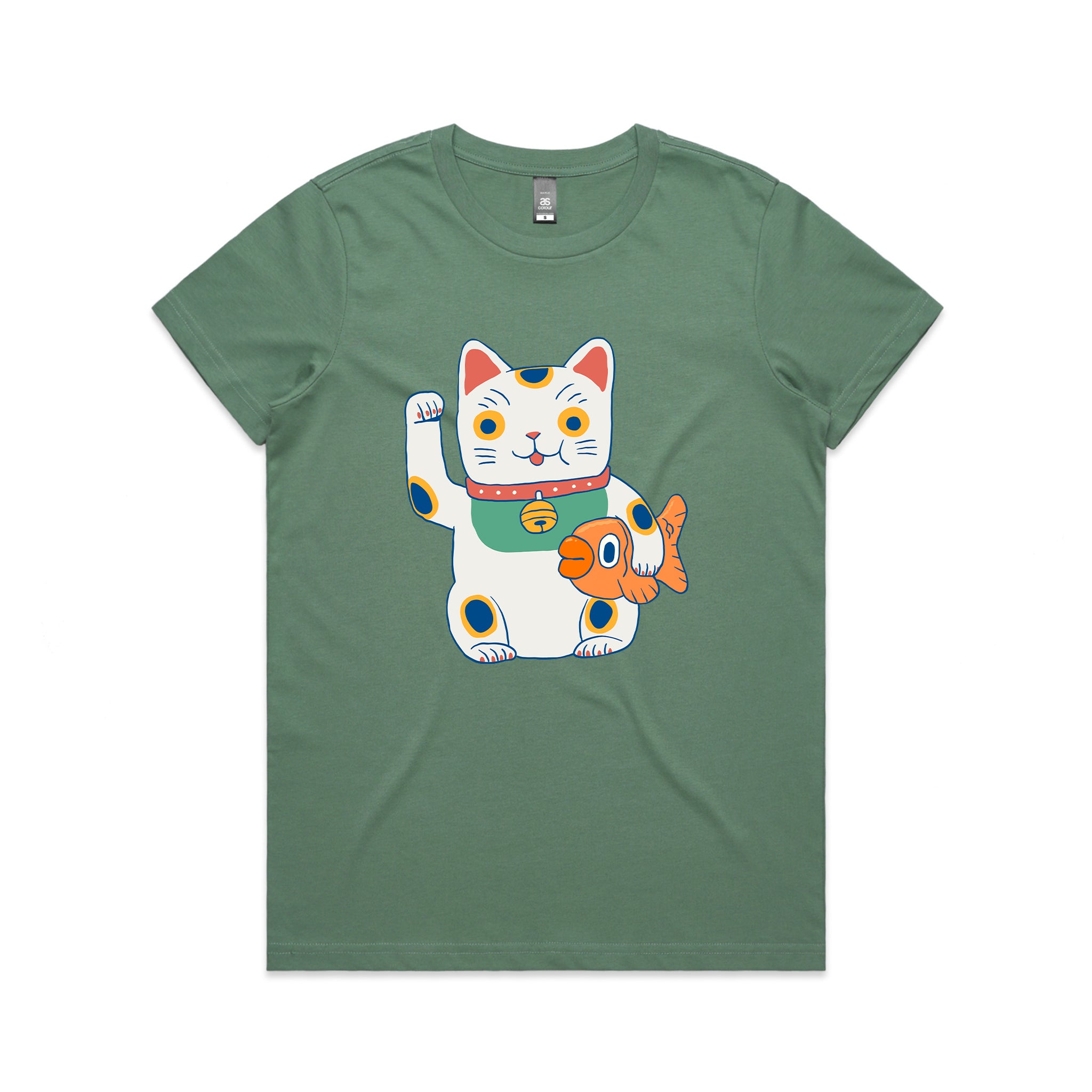Lucky Cat & Fish Tee