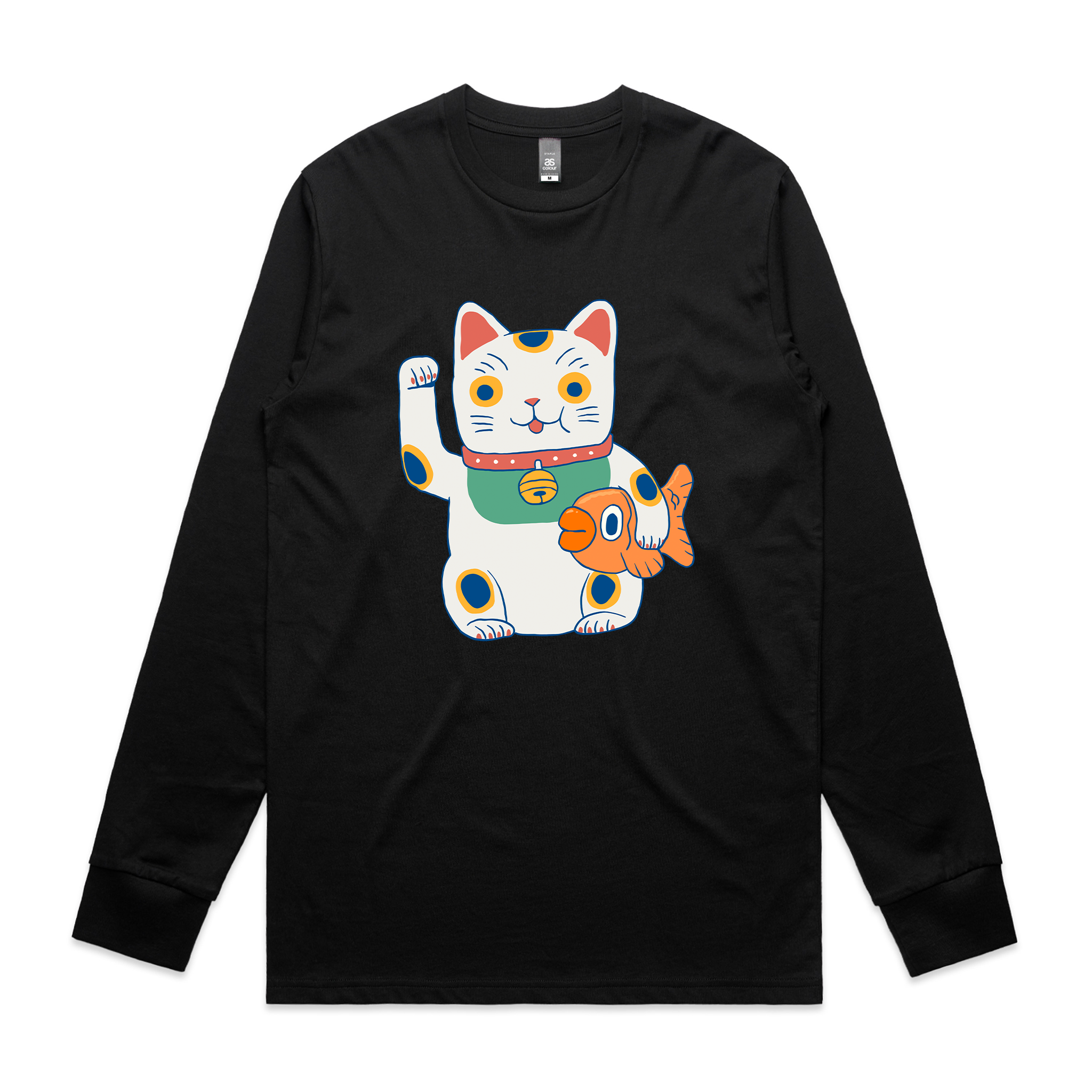Lucky Cat & Fish Tee