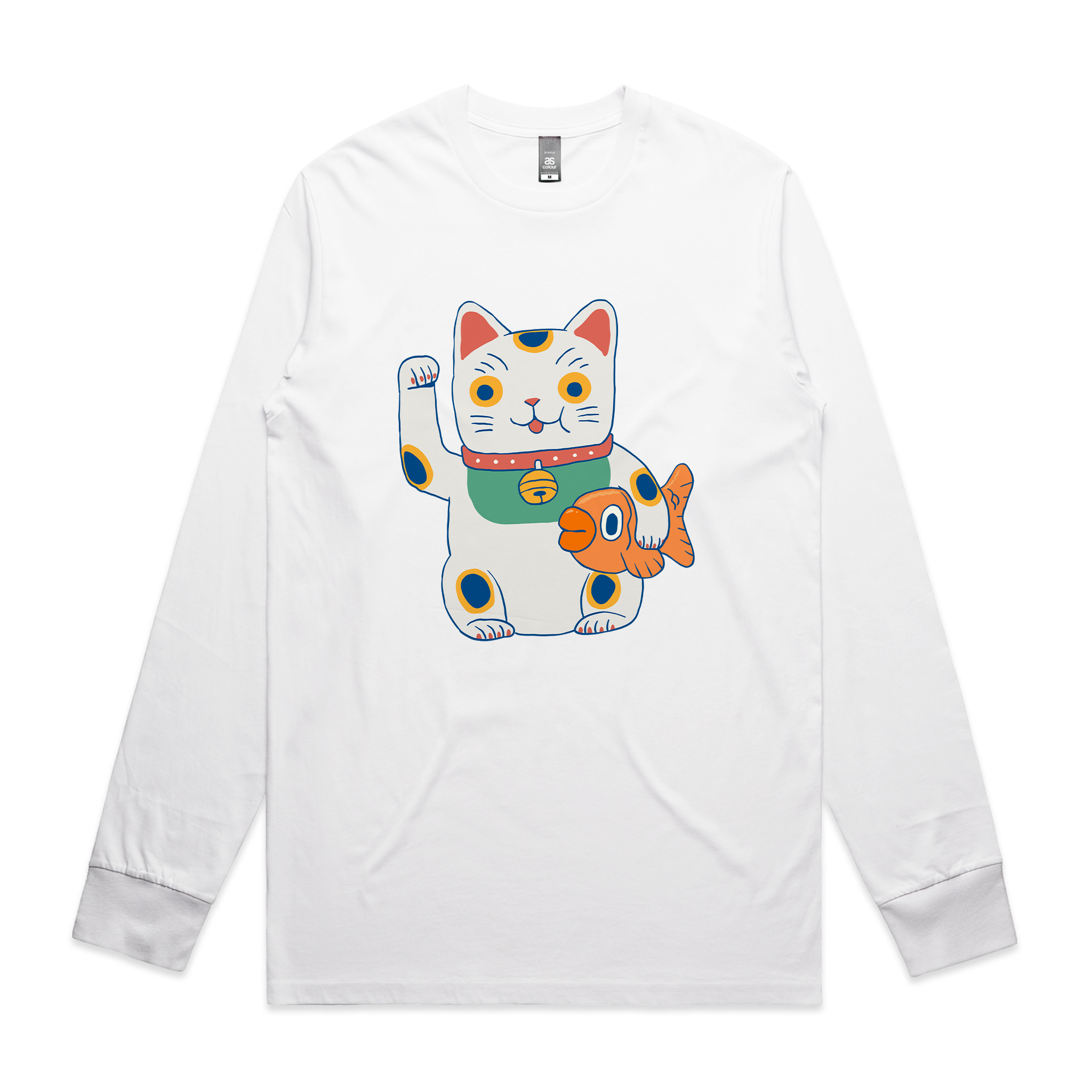 Lucky Cat & Fish Tee