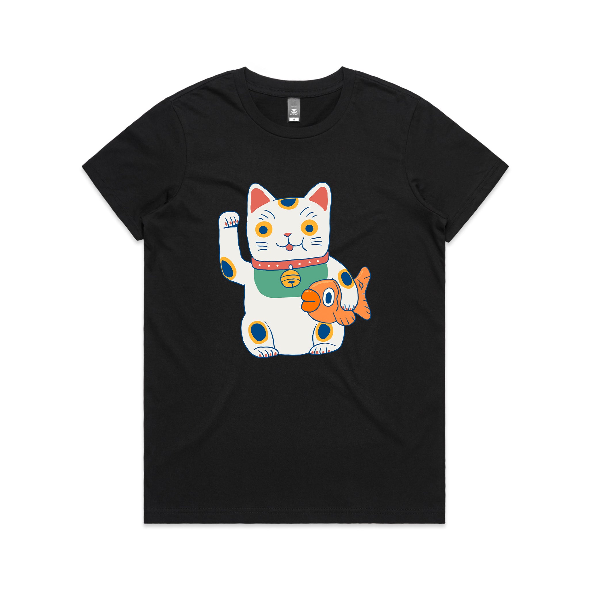 Lucky Cat & Fish Tee