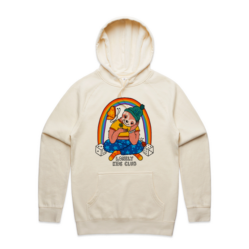 Lucky Charms Hoodie by Lonely Kids Club. All clothing from our T-shirts to our shorts and hoodies are ethically made, and printed packed and shipped from Sydney.