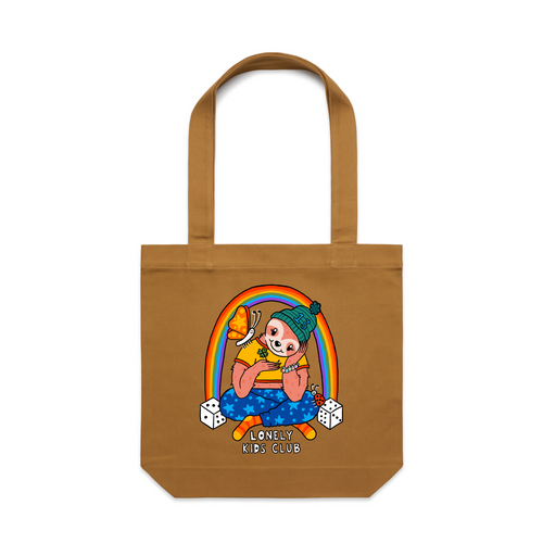Lucky Charms Tote by Lonely Kids Club. All clothing from our T-shirts to our shorts and hoodies are ethically made, and printed packed and shipped from Sydney.