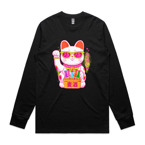 Lucky Cool Cat Tee by Lonely Kids Club. All clothing from our T-shirts to our shorts and hoodies are ethically made, and printed packed and shipped from Sydney.