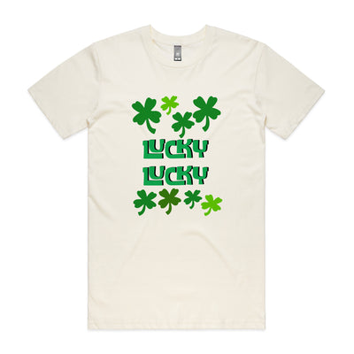 Lucky Lucky Tee by Lonely Kids Club. All clothing from our T-shirts to our shorts and hoodies are ethically made, and printed packed and shipped from Sydney.