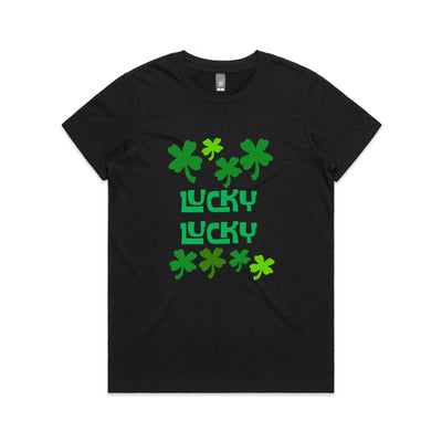 Lucky Lucky Tee by Lonely Kids Club. All clothing from our T-shirts to our shorts and hoodies are ethically made, and printed packed and shipped from Sydney.