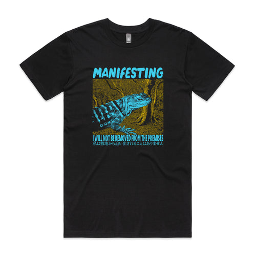 Manifesting Tee by Lonely Kids Club. All clothing from our T-shirts to our shorts and hoodies are ethically made, and printed packed and shipped from Sydney.