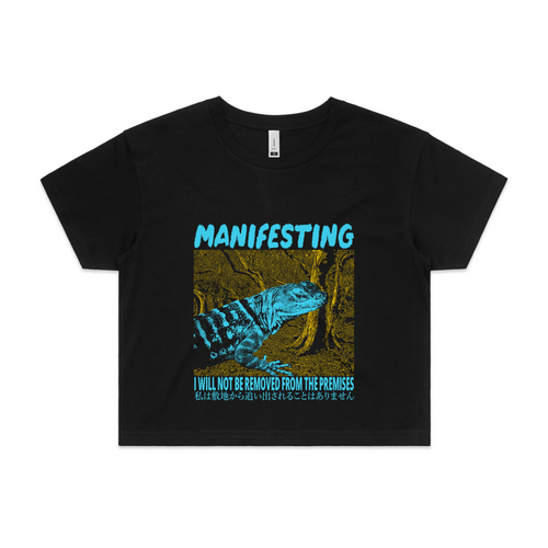 Manifesting Tee by Lonely Kids Club. All clothing from our T-shirts to our shorts and hoodies are ethically made, and printed packed and shipped from Sydney.