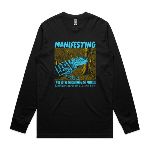 Manifesting Tee by Lonely Kids Club. All clothing from our T-shirts to our shorts and hoodies are ethically made, and printed packed and shipped from Sydney.