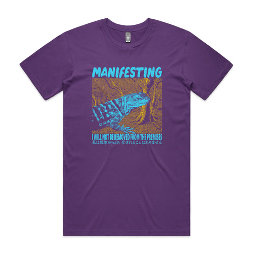 Manifesting Tee by Lonely Kids Club. All clothing from our T-shirts to our shorts and hoodies are ethically made, and printed packed and shipped from Sydney.