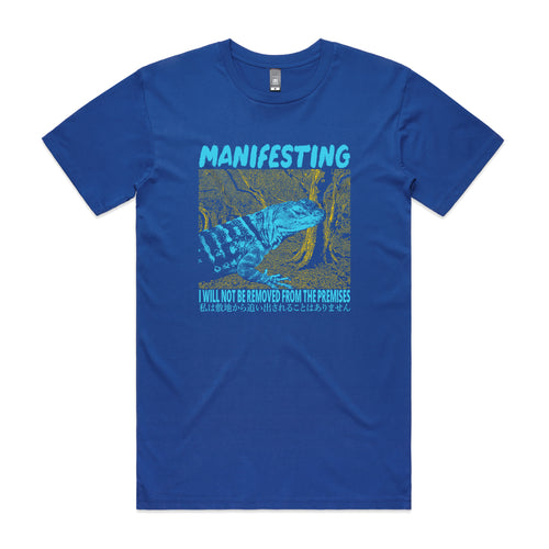 Manifesting Tee by Lonely Kids Club. All clothing from our T-shirts to our shorts and hoodies are ethically made, and printed packed and shipped from Sydney.