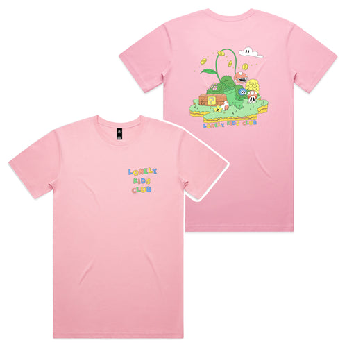 Mario Island Tee by Lonely Kids Club. All clothing from our T-shirts to our shorts and hoodies are ethically made, and printed packed and shipped from Sydney.