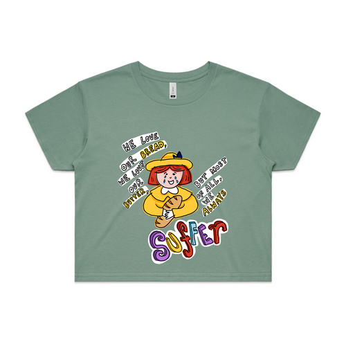 Madeline Tee by Lonely Kids Club. All clothing from our T-shirts to our shorts and hoodies are ethically made, and printed packed and shipped from Sydney.