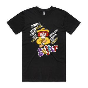 Madeline Tee by Lonely Kids Club. All clothing from our T-shirts to our shorts and hoodies are ethically made, and printed packed and shipped from Sydney.