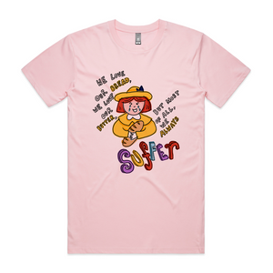 Madeline Tee by Lonely Kids Club. All clothing from our T-shirts to our shorts and hoodies are ethically made, and printed packed and shipped from Sydney.