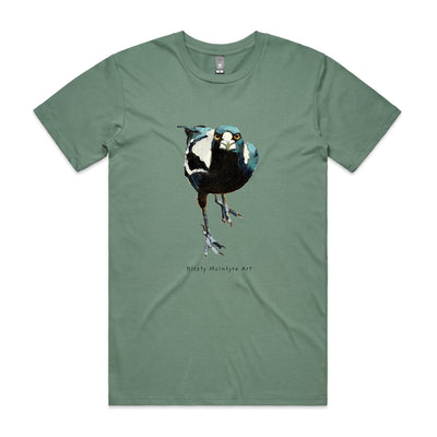 Magnificent Magpie Tee by Lonely Kids Club. All clothing from our T-shirts to our shorts and hoodies are ethically made, and printed packed and shipped from Sydney.