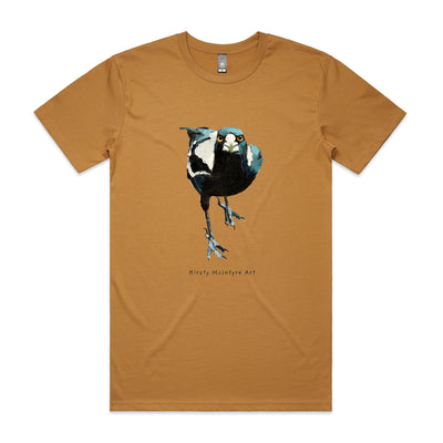 Magnificent Magpie Tee by Lonely Kids Club. All clothing from our T-shirts to our shorts and hoodies are ethically made, and printed packed and shipped from Sydney.