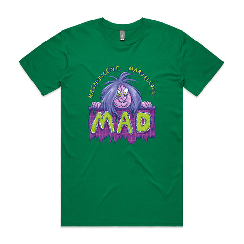 Magnificent, Marvellous, Mad Tee by Lonely Kids Club. All clothing from our T-shirts to our shorts and hoodies are ethically made, and printed packed and shipped from Sydney.