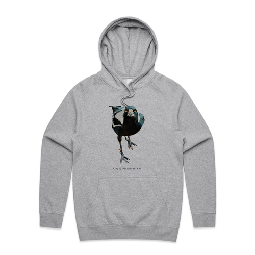 Magnificent Magpie Hoodie by Lonely Kids Club. All clothing from our T-shirts to our shorts and hoodies are ethically made, and printed packed and shipped from Sydney.