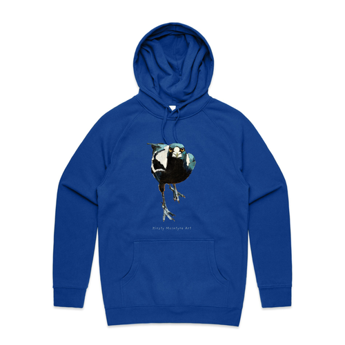 Magnificent Magpie Hoodie by Lonely Kids Club. All clothing from our T-shirts to our shorts and hoodies are ethically made, and printed packed and shipped from Sydney.