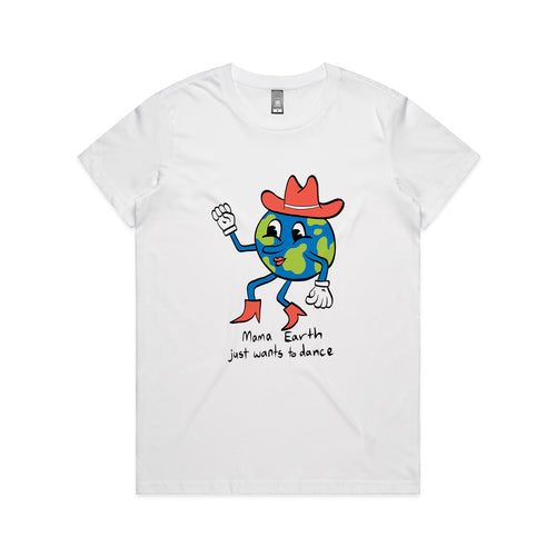 Mama Earth Tee by Lonely Kids Club. All clothing from our T-shirts to our shorts and hoodies are ethically made, and printed packed and shipped from Sydney.