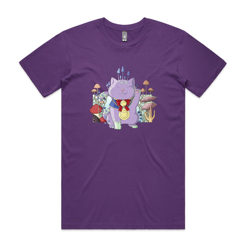 Manekineko Tee by Lonely Kids Club. All clothing from our T-shirts to our shorts and hoodies are ethically made, and printed packed and shipped from Sydney.