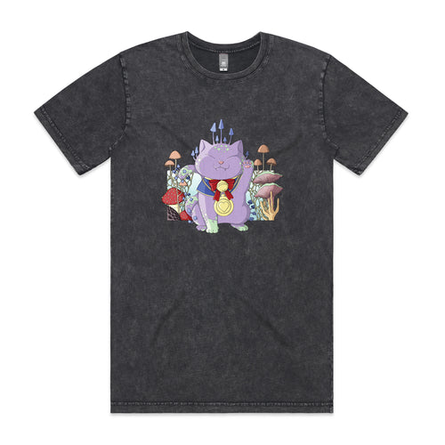 Manekineko Tee by Lonely Kids Club. All clothing from our T-shirts to our shorts and hoodies are ethically made, and printed packed and shipped from Sydney.