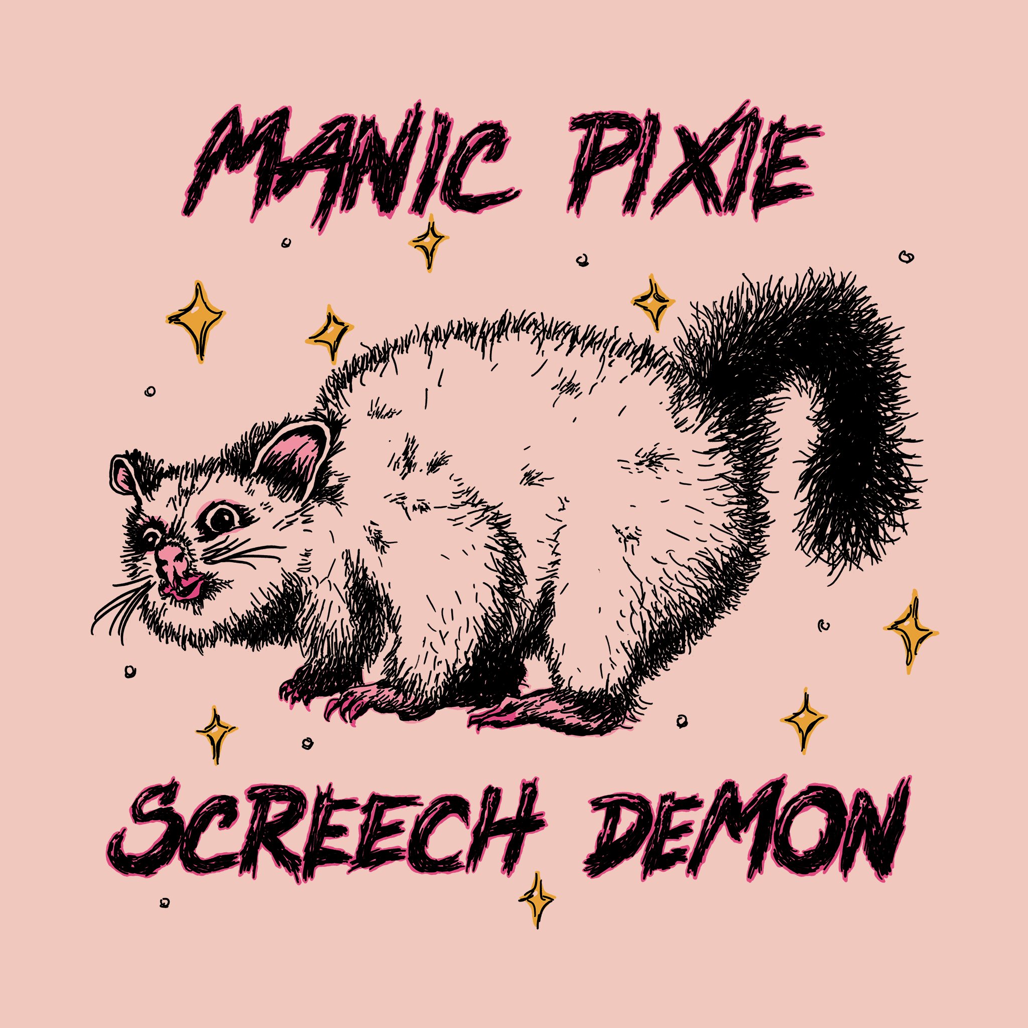 Manic Pixie Screech Demon Tee