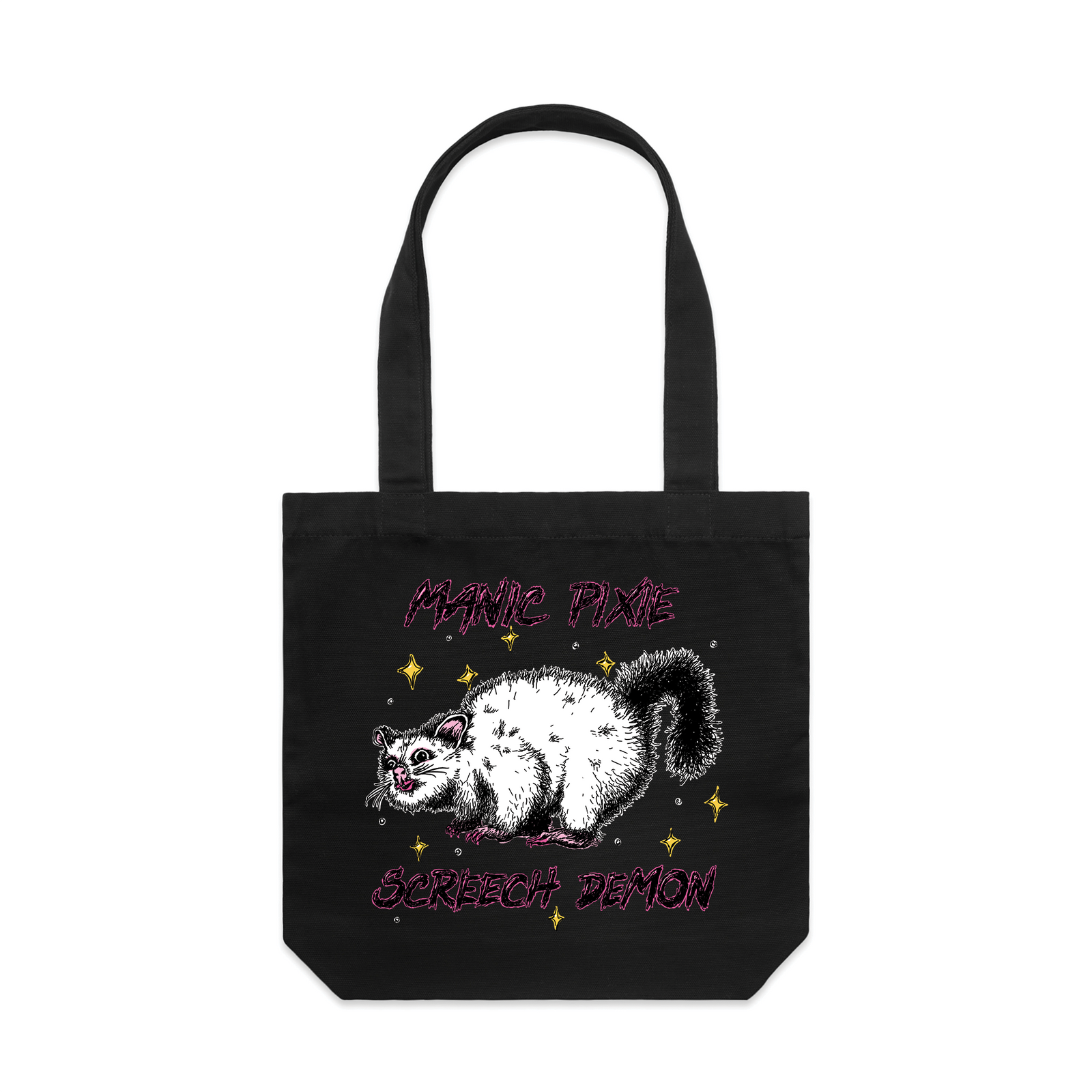 Manic Pixie Screech Demon Tote