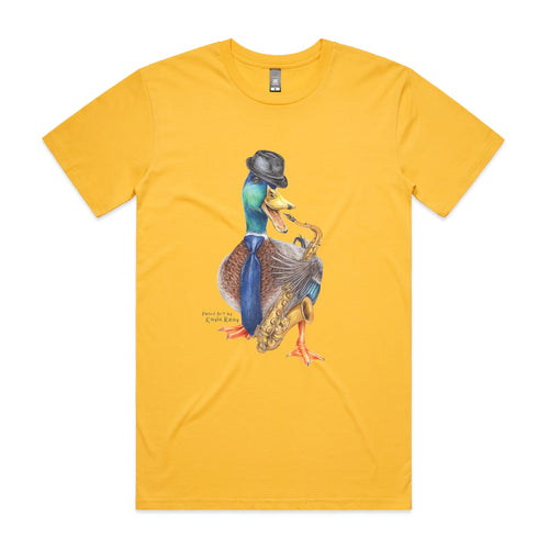 Marvin The Mallard Tee by Lonely Kids Club. All clothing from our T-shirts to our shorts and hoodies are ethically made, and printed packed and shipped from Sydney.
