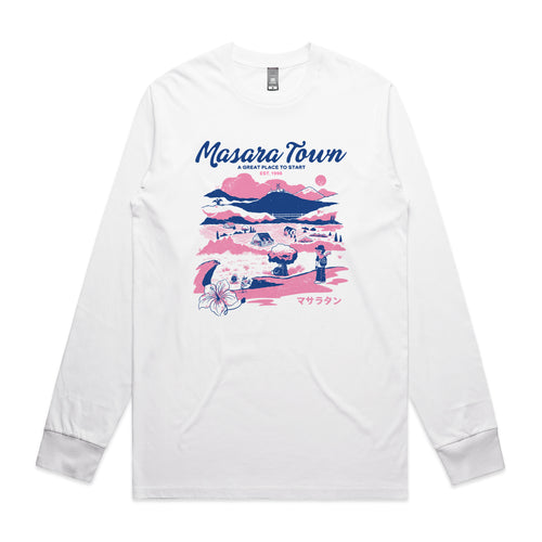 Masara Town Tee by Lonely Kids Club. All clothing from our T-shirts to our shorts and hoodies are ethically made, and printed packed and shipped from Sydney.
