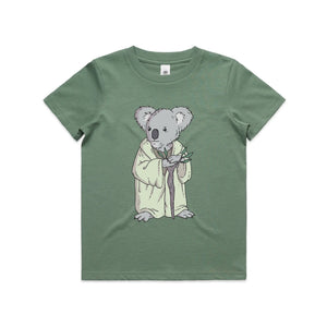 Master Koala Kids Tee by Lonely Kids Club. All clothing from our T-shirts to our shorts and hoodies are ethically made, and printed packed and shipped from Sydney.
