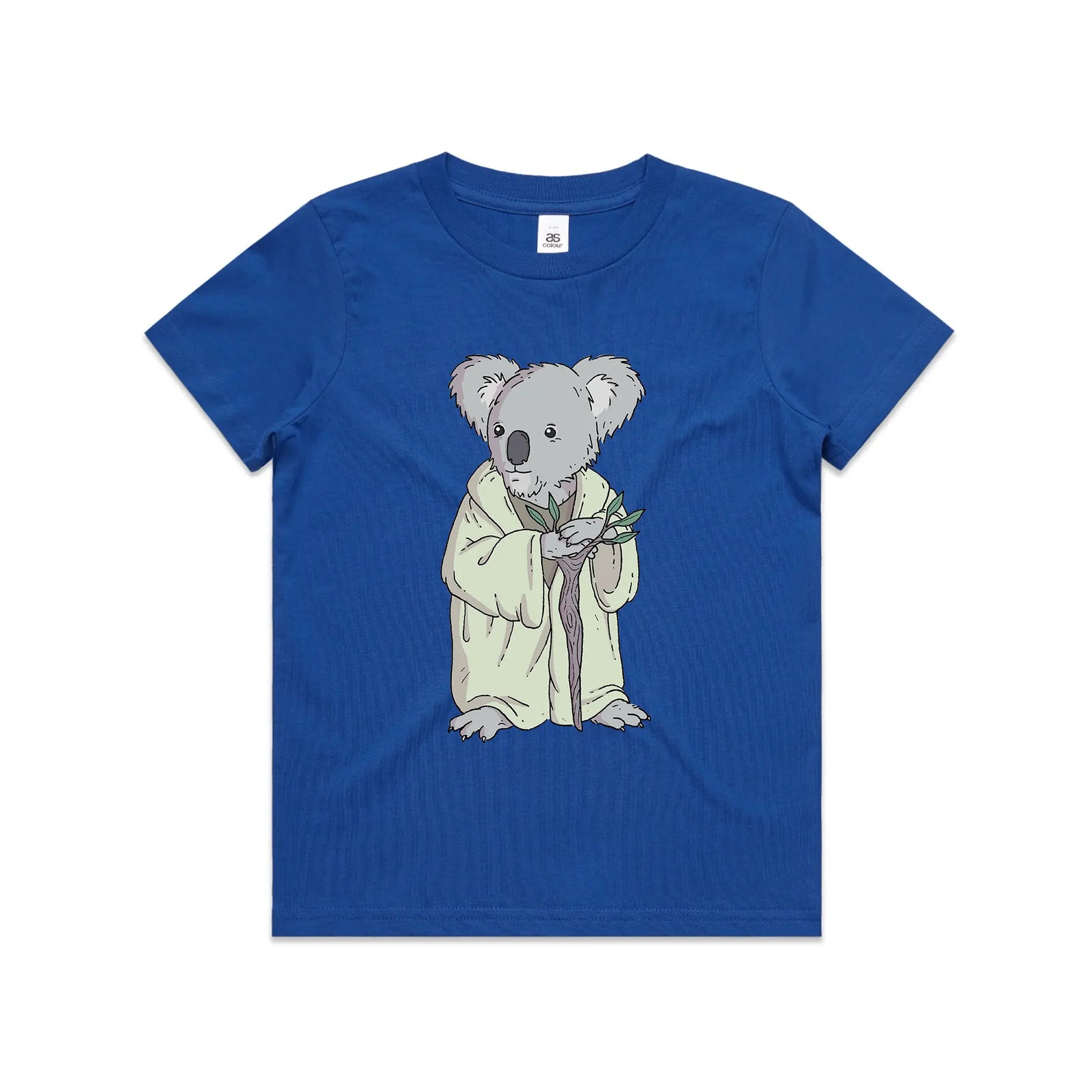 Master Koala Kids Tee by Lonely Kids Club. All clothing from our T-shirts to our shorts and hoodies are ethically made, and printed packed and shipped from Sydney.