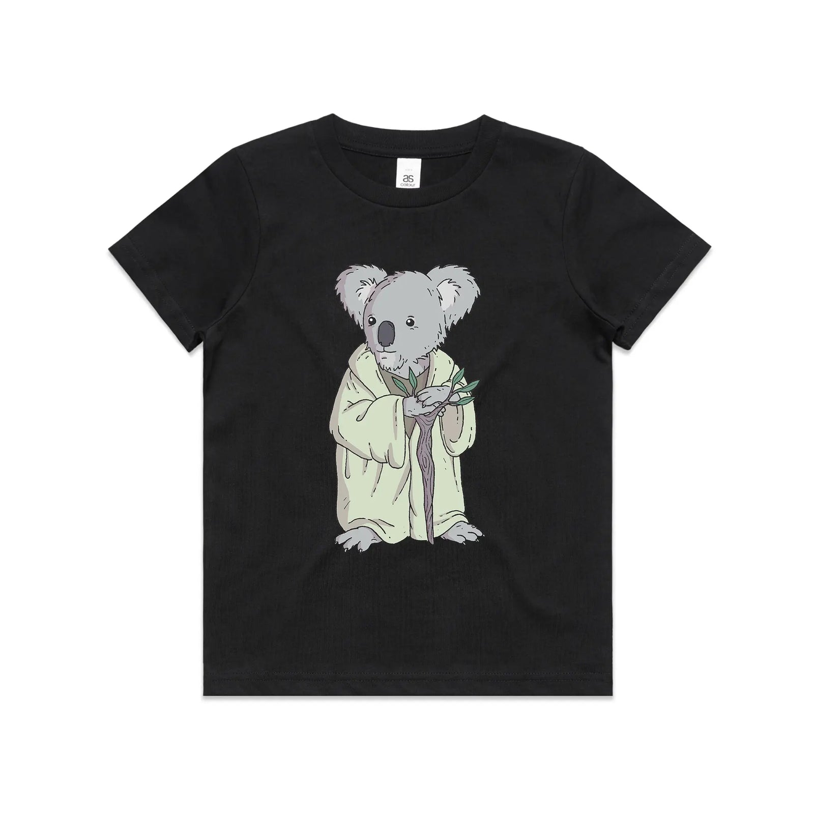 Master Koala Kids Tee by Lonely Kids Club. All clothing from our T-shirts to our shorts and hoodies are ethically made, and printed packed and shipped from Sydney.