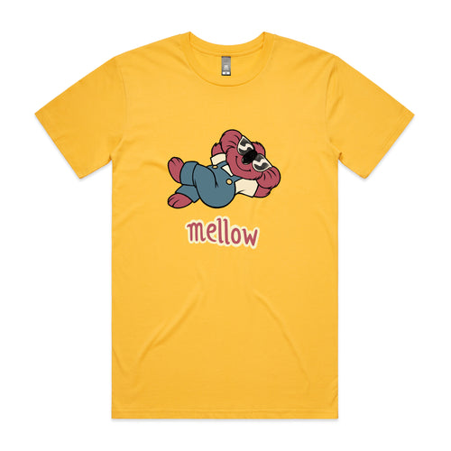 Mellow Tee by Lonely Kids Club. All clothing from our T-shirts to our shorts and hoodies are ethically made, and printed packed and shipped from Sydney.