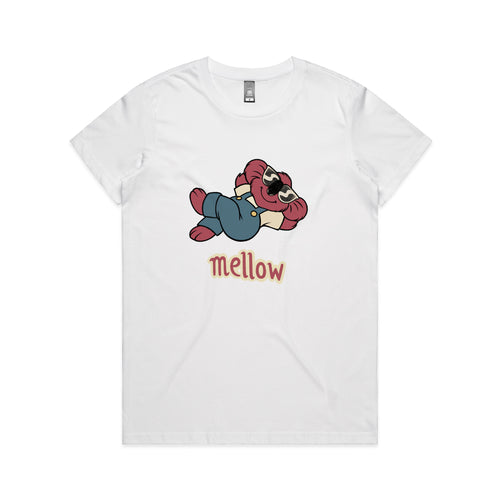 Mellow Tee by Lonely Kids Club. All clothing from our T-shirts to our shorts and hoodies are ethically made, and printed packed and shipped from Sydney.