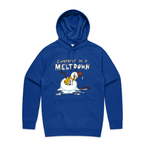 Meltdown Hoodie by Lonely Kids Club. All clothing from our T-shirts to our shorts and hoodies are ethically made, and printed packed and shipped from Sydney.