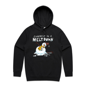 Meltdown Hoodie by Lonely Kids Club. All clothing from our T-shirts to our shorts and hoodies are ethically made, and printed packed and shipped from Sydney.