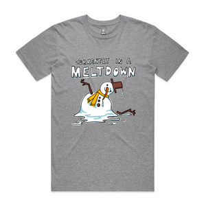 Meltdown Tee by Lonely Kids Club. All clothing from our T-shirts to our shorts and hoodies are ethically made, and printed packed and shipped from Sydney.