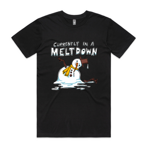 Meltdown Tee by Lonely Kids Club. All clothing from our T-shirts to our shorts and hoodies are ethically made, and printed packed and shipped from Sydney.