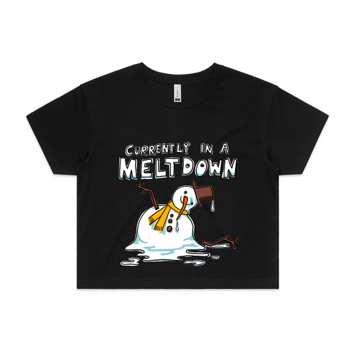 Meltdown Tee by Lonely Kids Club. All clothing from our T-shirts to our shorts and hoodies are ethically made, and printed packed and shipped from Sydney.