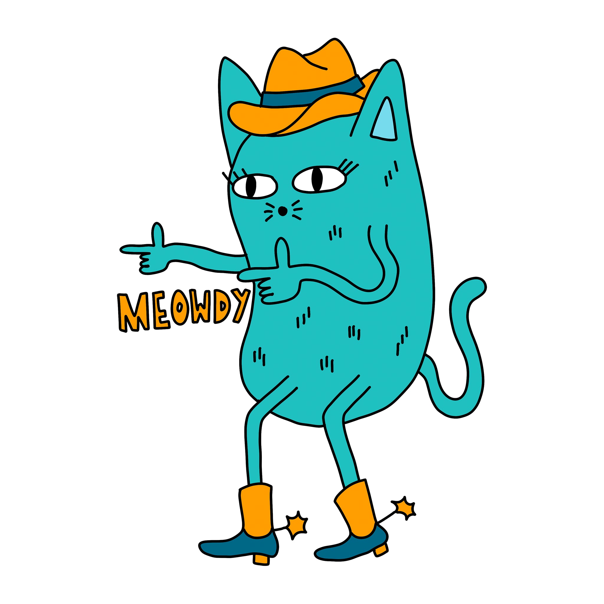 Meowdy Kids Tee