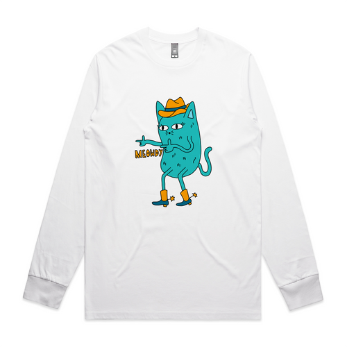 Meowdy Tee by Lonely Kids Club. All clothing from our T-shirts to our shorts and hoodies are ethically made, and printed packed and shipped from Sydney.
