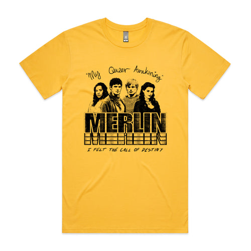 Merlin Tee by Lonely Kids Club. All clothing from our T-shirts to our shorts and hoodies are ethically made, and printed packed and shipped from Sydney.