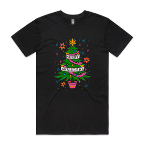 Merry Christmas Tee by Lonely Kids Club. All clothing from our T-shirts to our shorts and hoodies are ethically made, and printed packed and shipped from Sydney.