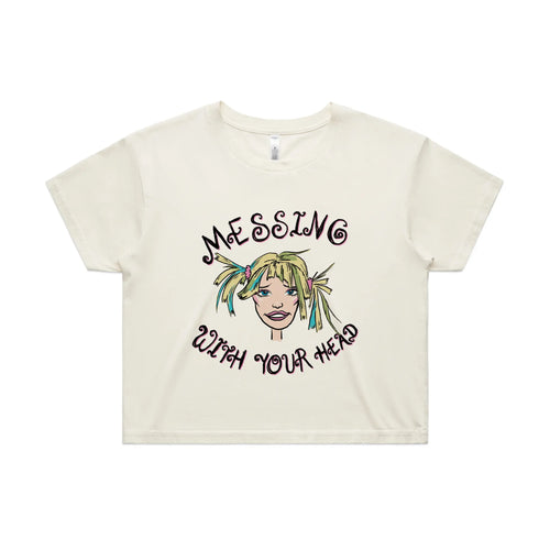 Messing With Your Head Tee by Lonely Kids Club. All clothing from our T-shirts to our shorts and hoodies are ethically made, and printed packed and shipped from Sydney.