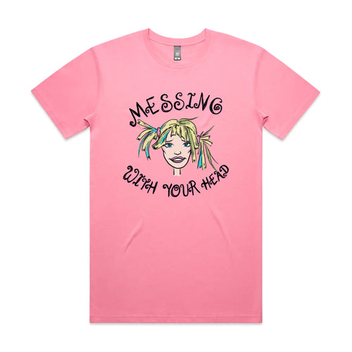 Messing With Your Head Tee by Lonely Kids Club. All clothing from our T-shirts to our shorts and hoodies are ethically made, and printed packed and shipped from Sydney.