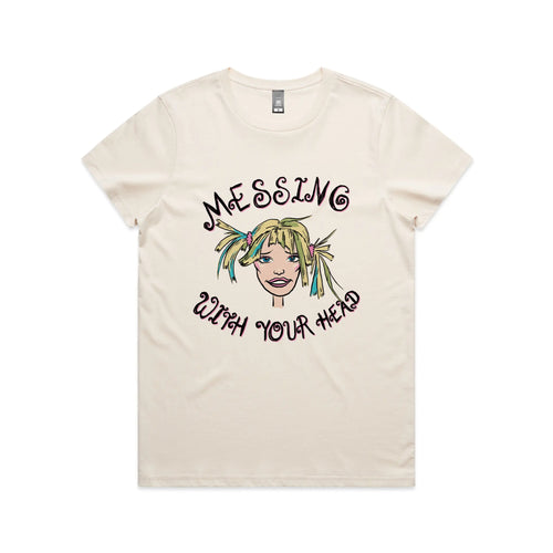 Messing With Your Head Tee by Lonely Kids Club. All clothing from our T-shirts to our shorts and hoodies are ethically made, and printed packed and shipped from Sydney.