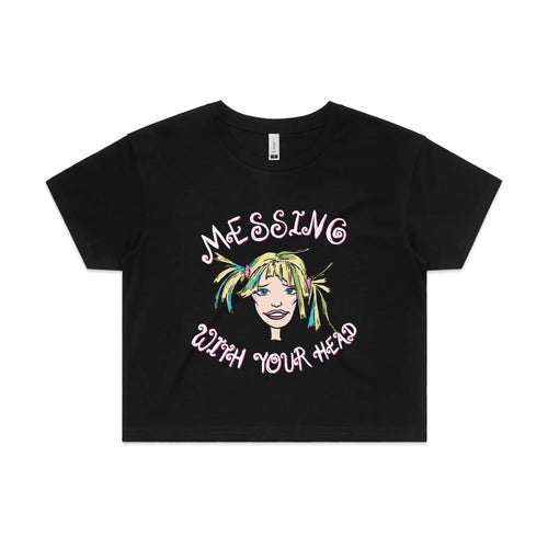Messing With Your Head Tee by Lonely Kids Club. All clothing from our T-shirts to our shorts and hoodies are ethically made, and printed packed and shipped from Sydney.